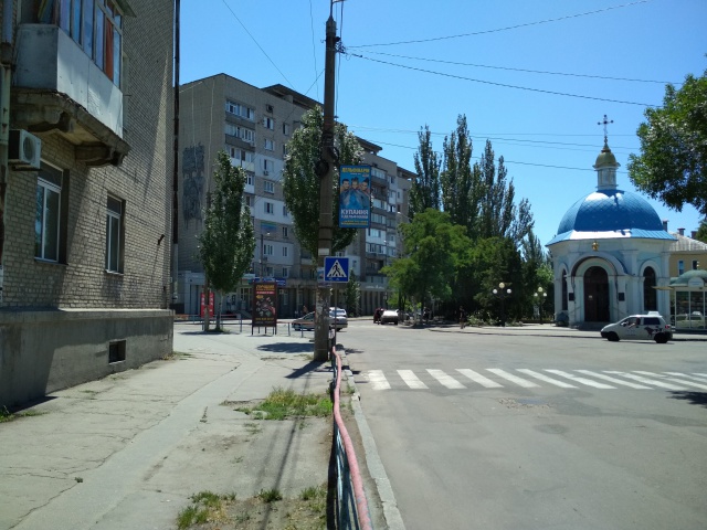 Холдер 0.95x1.95,  Праці пр. (навпроти часовні (перехрестя))