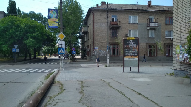 Піллар 1.2x2.4,  Центральна вул. / Грецька вул. (по ходу руху транспорта)