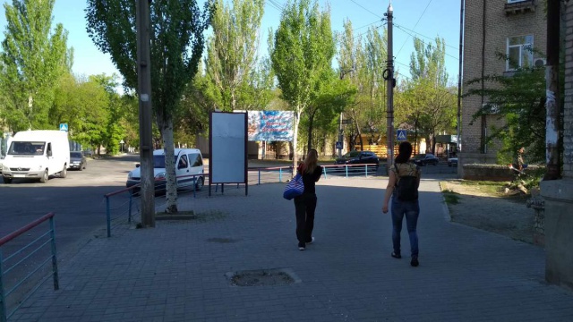 Піллар 1.2x2.4,  Праці пр. / Шмідта вул. (в сторону ресторана LE GRAND)
