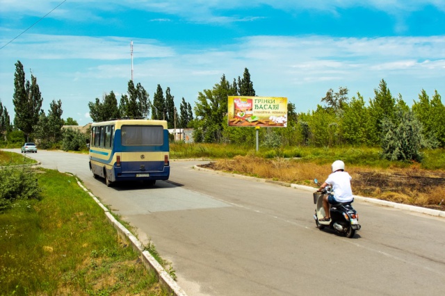 Щит 6x3,  Макарова вул. (Коса ДПС виїзд)